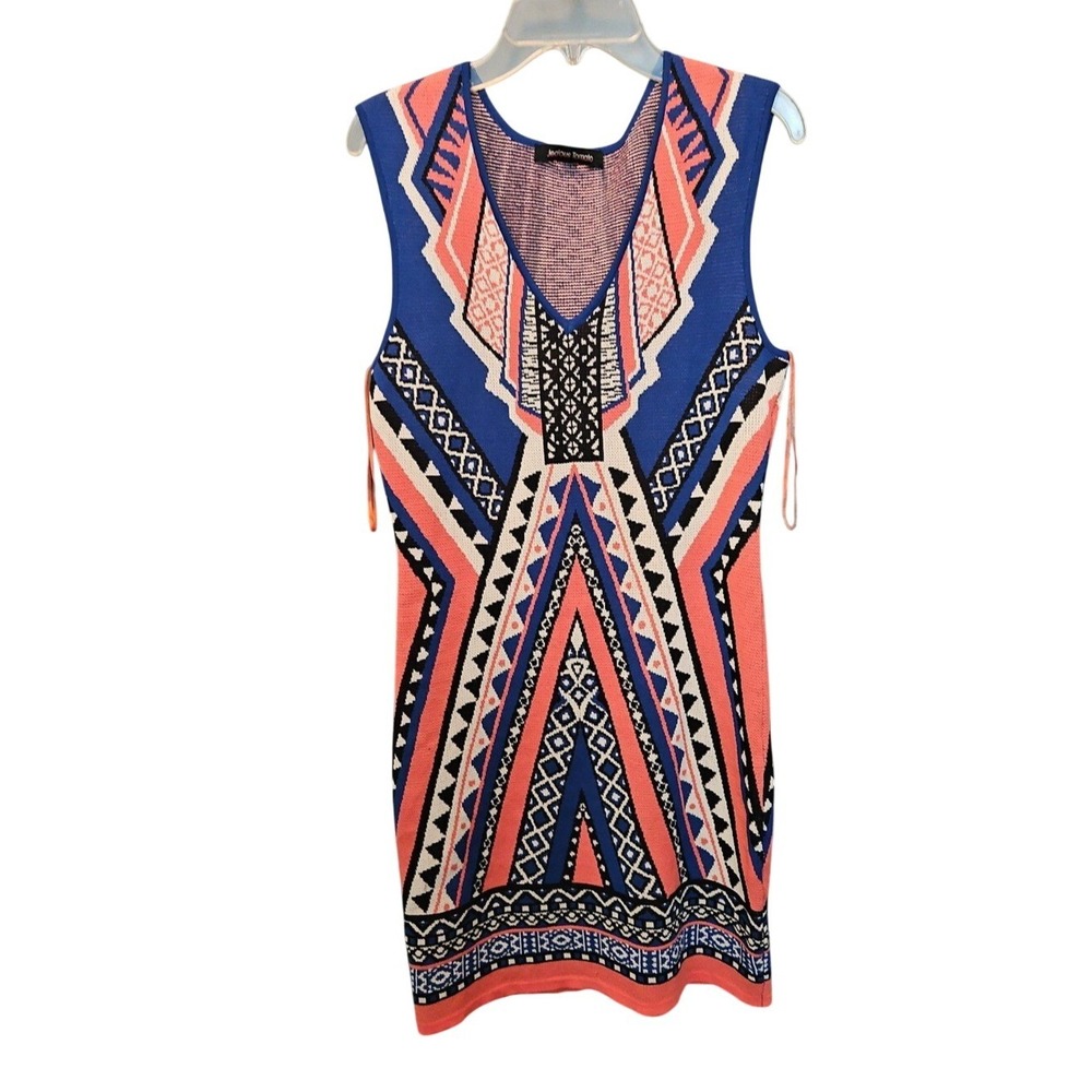 Jealous‎ Tomato Sleeveless Mini Dress Geometric Print Casual S